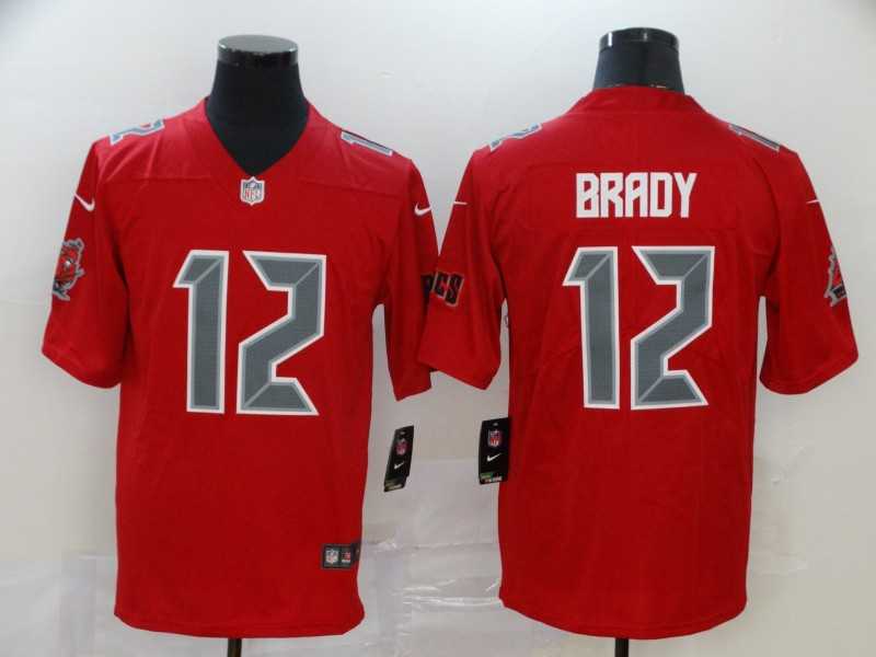 Buccaneers 12 Tom Brady Red Color Rush Limited Jersey,We sell and wholesale Buccaneers 12 Tom Brady Red Color Rush Limited Jersey on line form chian!